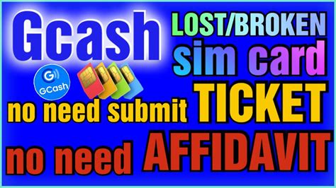 how to recover Gcash account lost sim card and no need to .